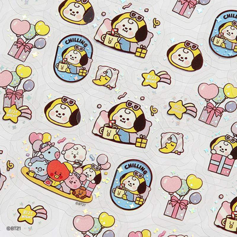 BT21 - Flake Sticker Pack - Party - BT21 - Accesories - Harumio