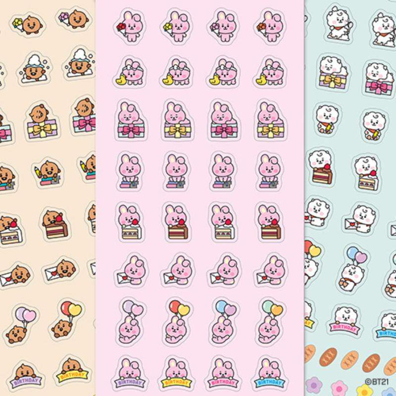BT21 - Baby Daily Sticker - BT21 - Accesories - Harumio