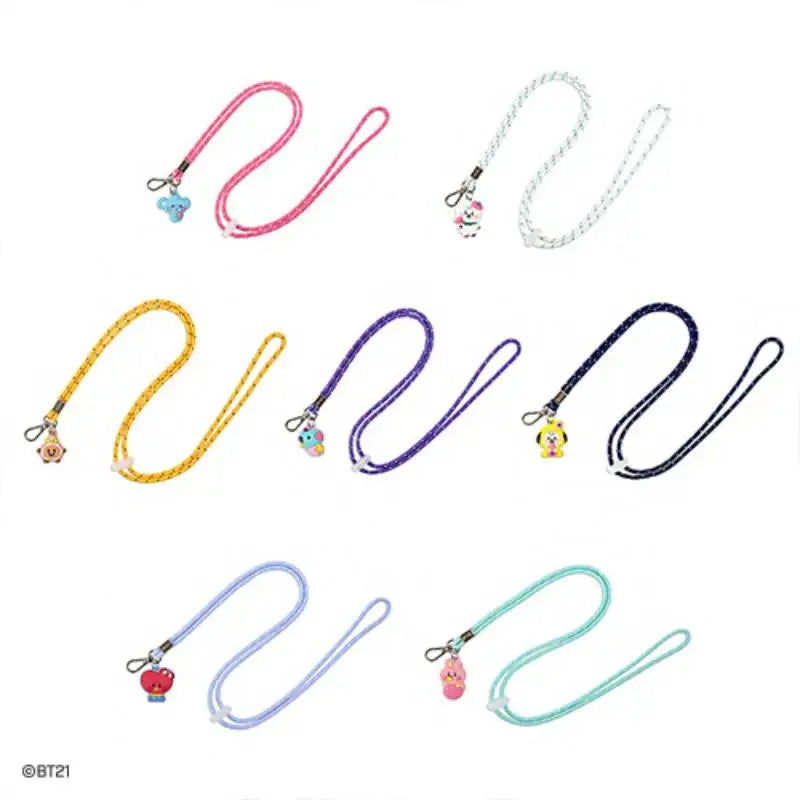 BT21 - Mascot Neck Strap - Jelly Candy - BT21 - neck strap - Harumio