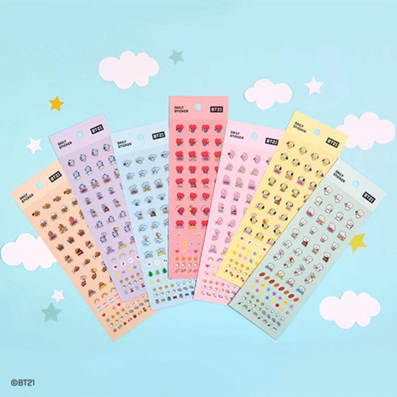 BT21 - Baby Daily Sticker - BT21 - Accesories - Harumio