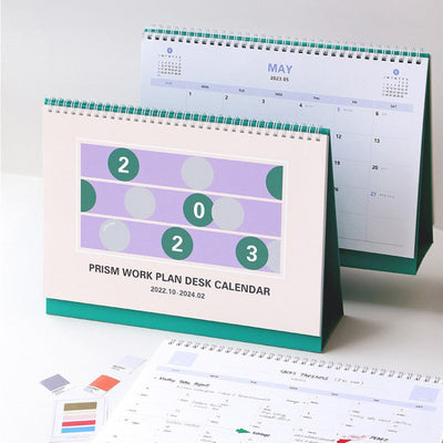 INDIGO - 2023 Prism Work Plan Desk Calendar