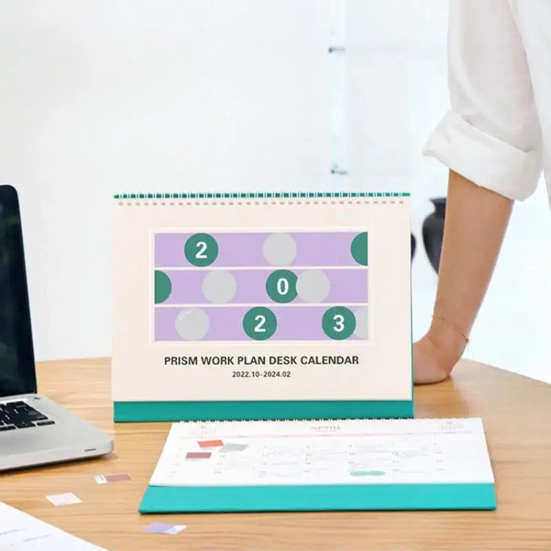 INDIGO - 2023 Prism Work Plan Desk Calendar - INDIGO - Calendars - Harumio