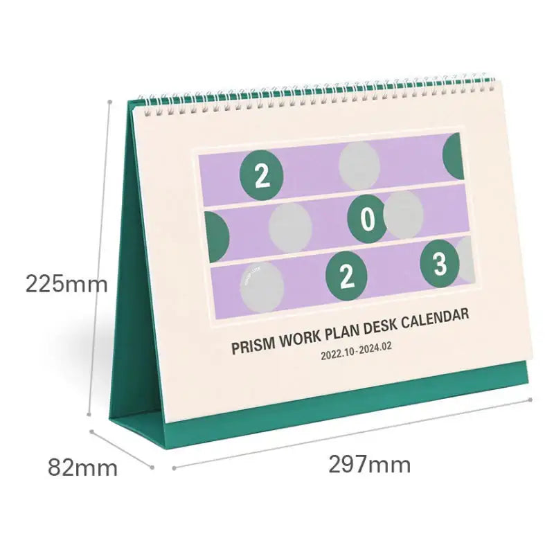 INDIGO - 2023 Prism Work Plan Desk Calendar - INDIGO - Calendars - Harumio