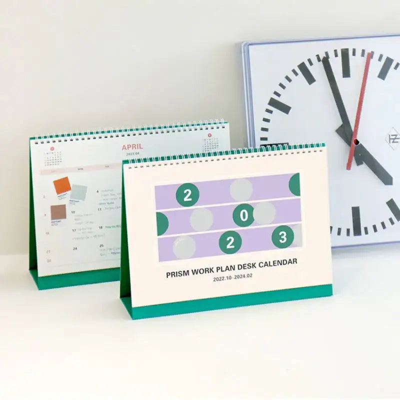 INDIGO - 2023 Prism Work Plan Desk Calendar - INDIGO - Calendars - Harumio