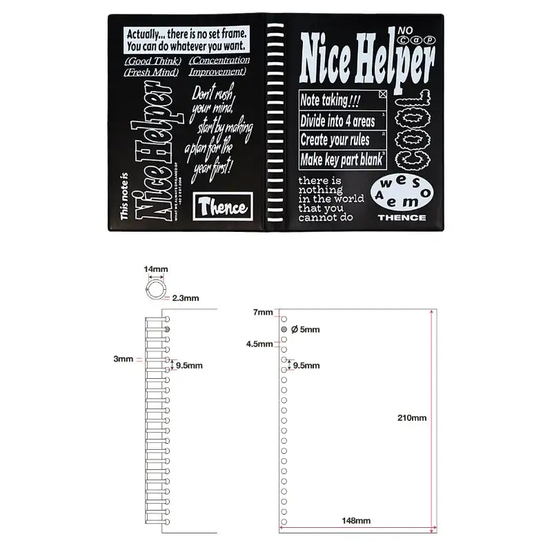 THENCE - Loose Leaf Binder Note - Nice - THENCE - Binder Note - Harumio