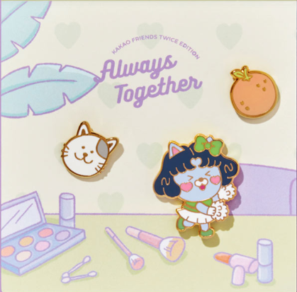 Kakao Friends - TWICE Edition Pin Badges