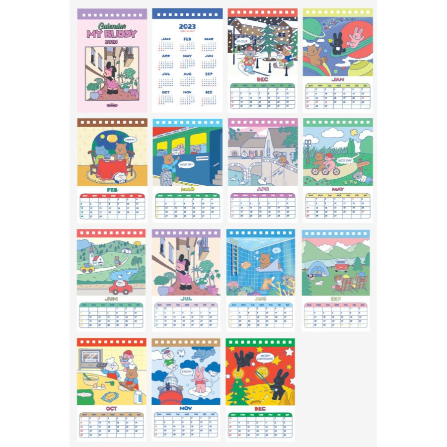 Dailylike - 2023 My Buddy Mini Desk Calendar