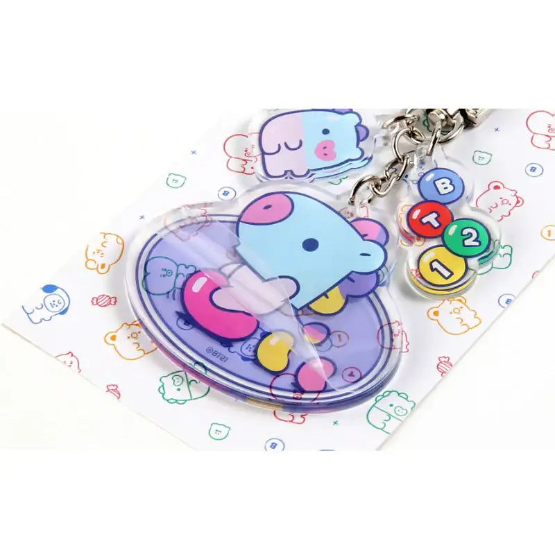 Monopoly x BT21 - Baby Acrylic Key Ring - Jelly Candy - Monopoly - Keyring - Harumio