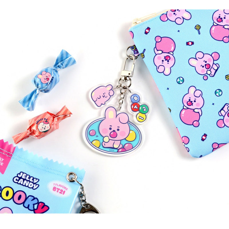 Monopoly x BT21 - Baby Acrylic Key Ring - Jelly Candy