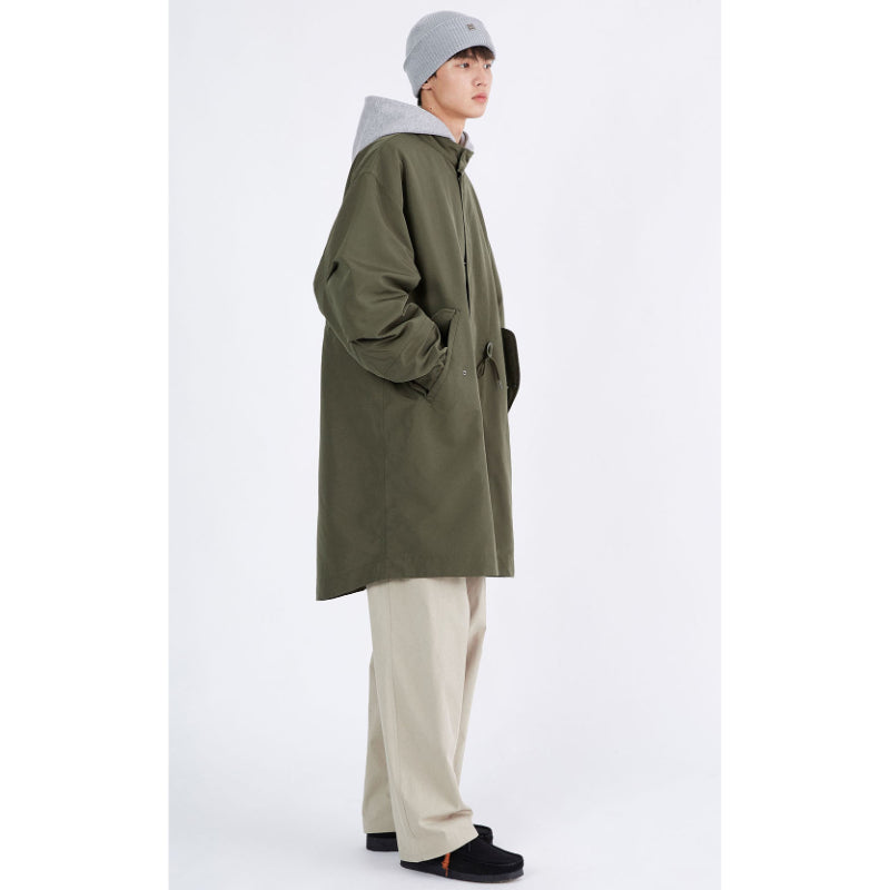 Code:graphy x SEVENTEEN Hoshi - US-Army Military Fishtail Hooded Long Parka