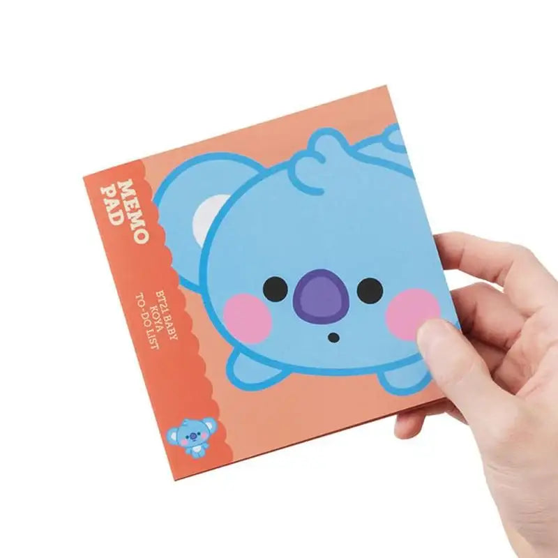 BT21 - Baby Sticky Note Pad - BT21 - Stationary - Harumio