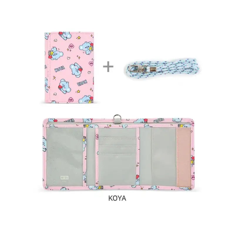 BT21 x Monopoly - Baby Velcro Wallet LITTLE BUDDY - BT21 x Monopoly - Accessories, Wallet - Harumio