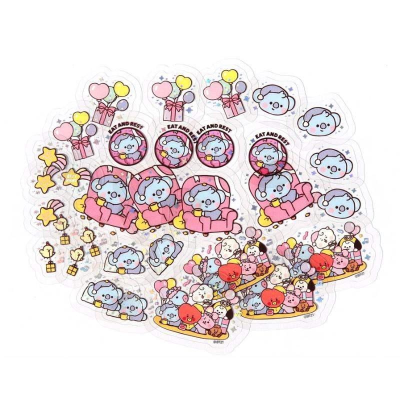BT21 - Flake Sticker Pack - Party - BT21 - Accesories - Harumio