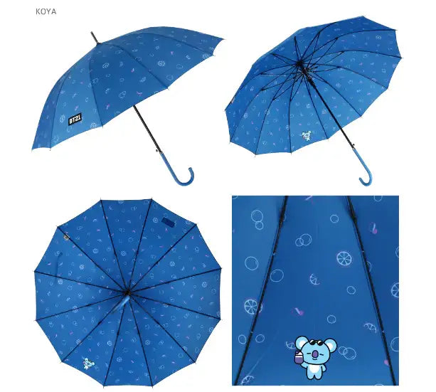 BT21 x Monopoly - Dolce Automatic Long Umbrella - Monopoly - Umbrella - Harumio