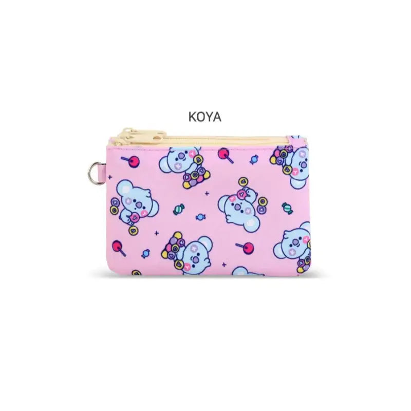 BT21 x Monopoly - Baby Double Pocket Pouch JELLY CANDY - BT21 x Monopoly - Pouches - Harumio