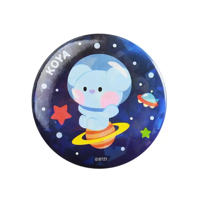 Monopoly x BT21 - Can Badge - Space - Monopoly - Badges - Harumio