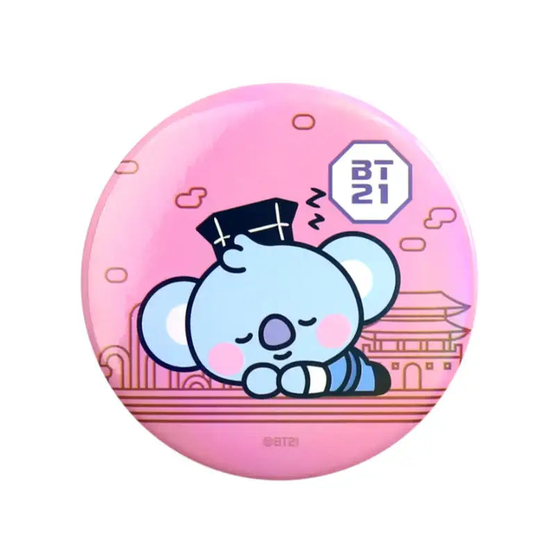 Monopoly x BT21 - Can Badge - Hanbok - Monopoly - Badges - Harumio