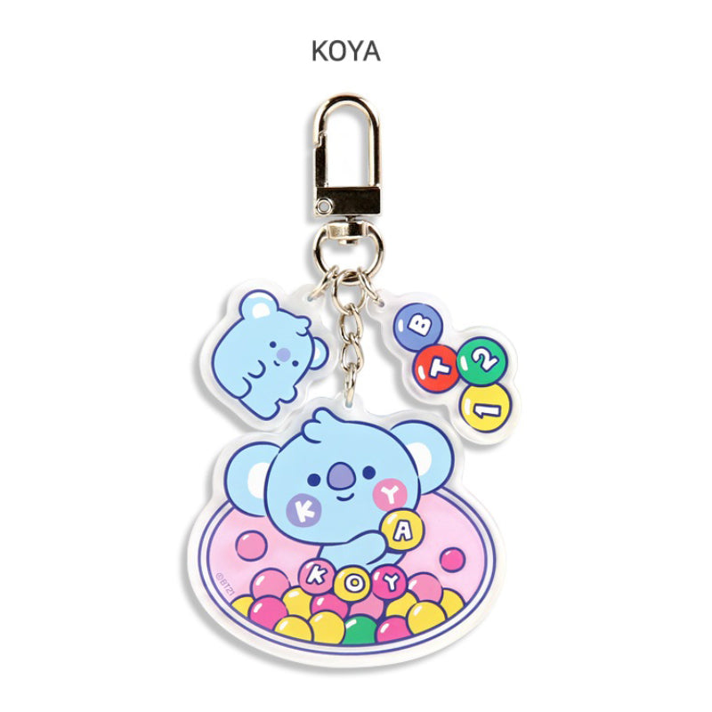Monopoly x BT21 - Baby Acrylic Key Ring - Jelly Candy