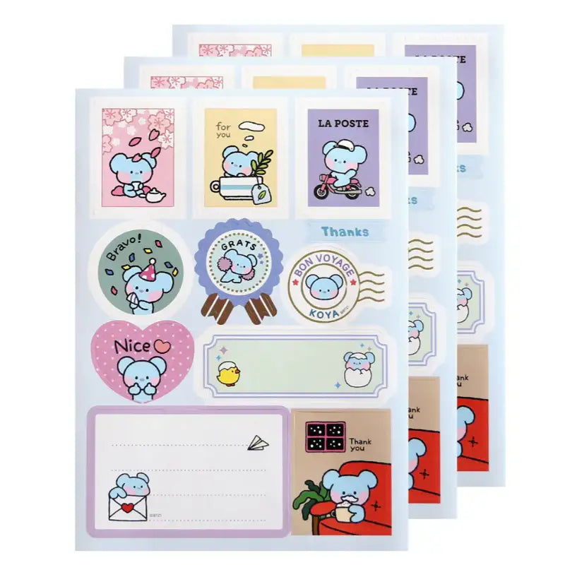 Monopoly x BT21 - Minini Removable Gift Sticker - Monopoly - Stickers - Harumio