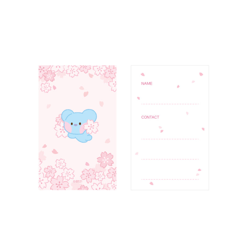 Monopoly x BT21 - Minini Travel Tag- Cherry Blossom