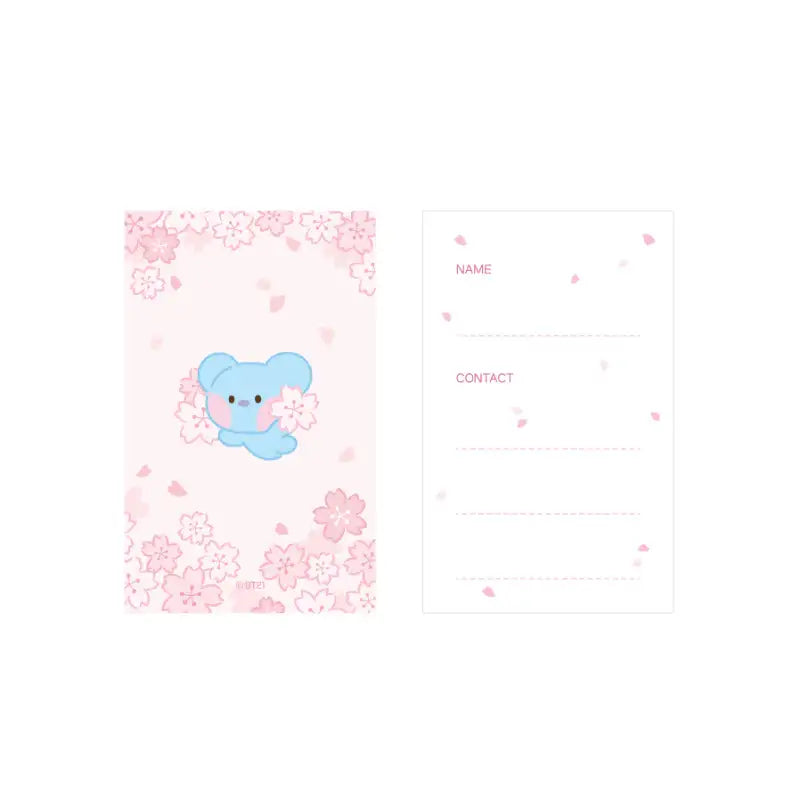 Monopoly x BT21 - Minini Travel Tag- Cherry Blossom - Monopoly - Travel Tag - Harumio