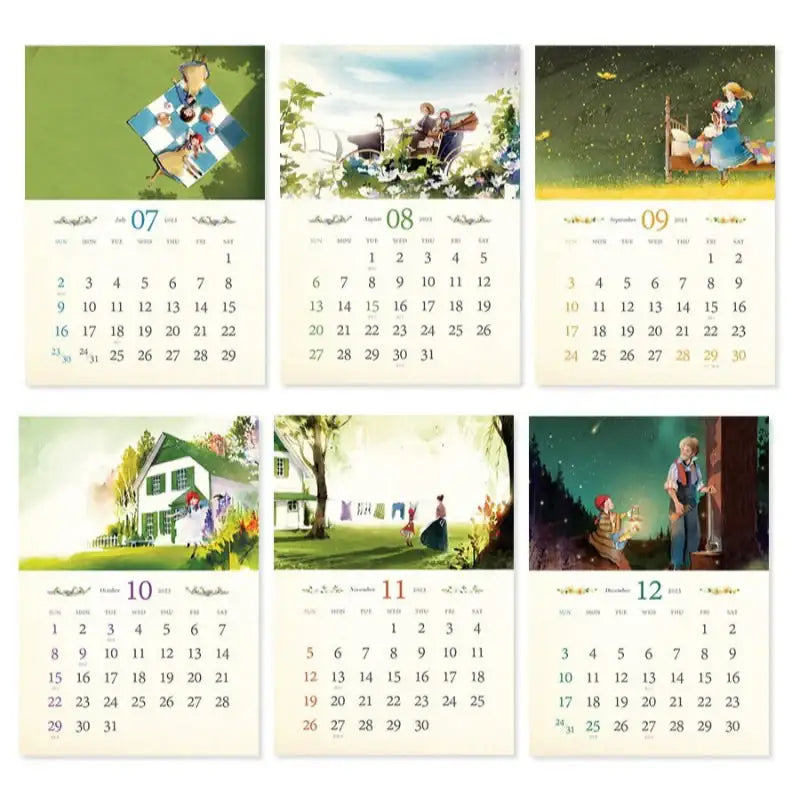 Indigo - 2023 Anne Story Wall Calendar - INDIGO - Calendar - Harumio