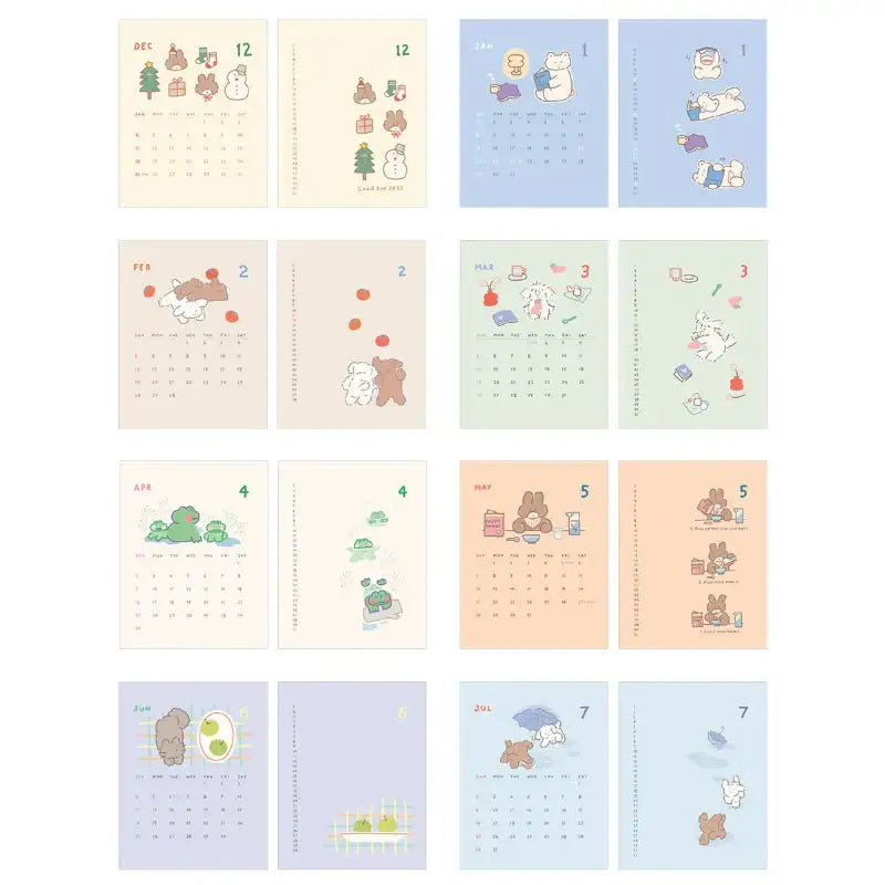 Roman - 2023 Brunch Brother Desk Calendar - ROMAN - Calendar - Harumio