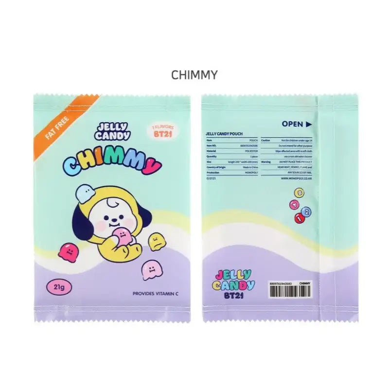 BT21 x Monopoly - Baby Jelly Candy Pouch - BT21 x Monopoly - Pouches - Harumio