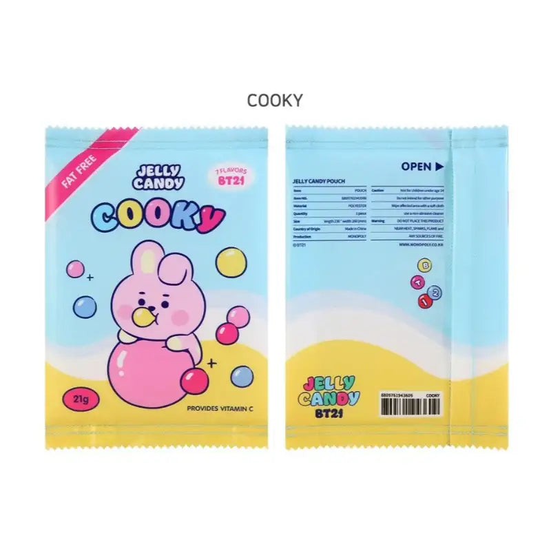 BT21 x Monopoly - Baby Jelly Candy Pouch - BT21 x Monopoly - Pouches - Harumio