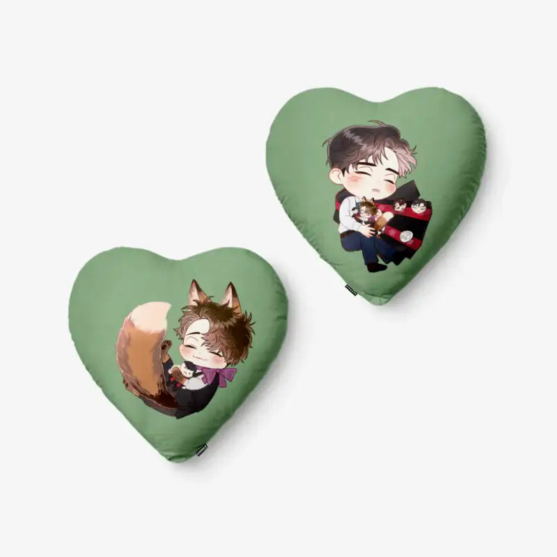 Mad Place - Fox Ideun Heart Cushion - Junah COMICS - Accessories - Harumio