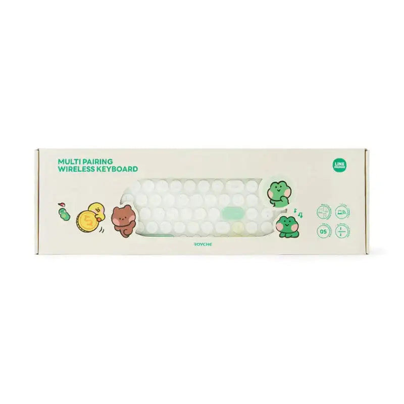 Line Friends - Minini Lenini Multi-pairing Wireless Keyboard - Line Friends - Keyboard - Harumio