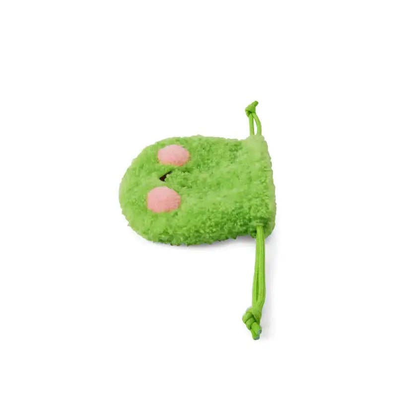 Line Friends - Lenini Boucle Drawstring Pouch Bag - Line Friends - Pouch - Harumio