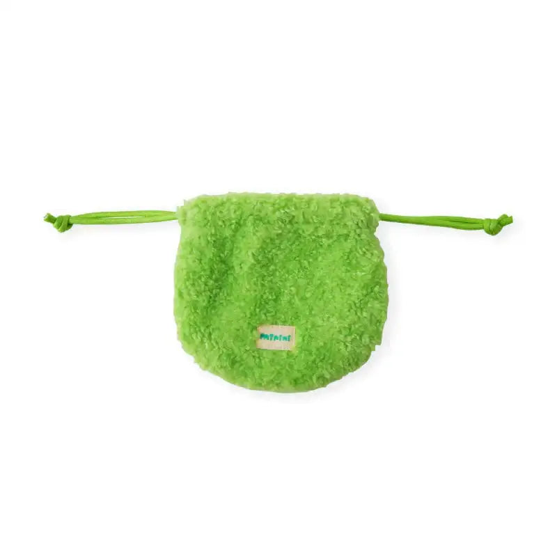 Line Friends - Lenini Boucle Drawstring Pouch Bag - Line Friends - Pouch - Harumio