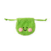 Line Friends - Lenini Boucle Drawstring Pouch Bag - Line Friends - Pouch - Harumio