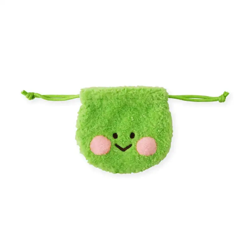 Line Friends - Lenini Boucle Drawstring Pouch Bag - Line Friends - Pouch - Harumio