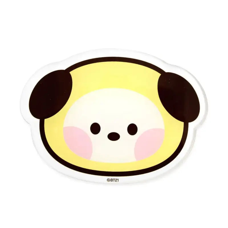 NARA HOME DECO X BT21 - Minini Face Acrylic Coaster - NARA HOME DECO - Coasters - Harumio