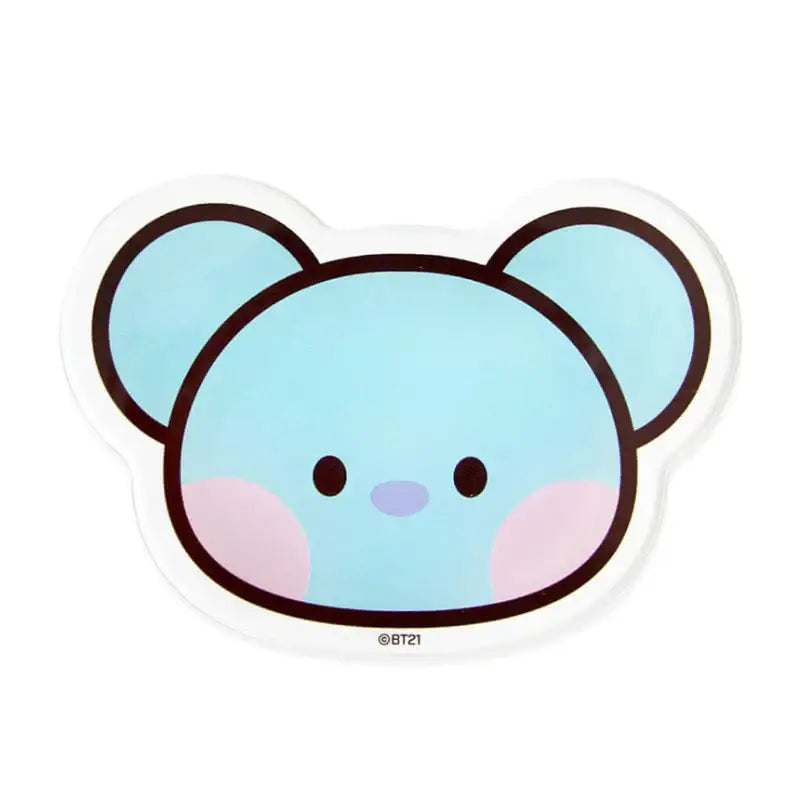 NARA HOME DECO X BT21 - Minini Face Acrylic Coaster - NARA HOME DECO - Coasters - Harumio