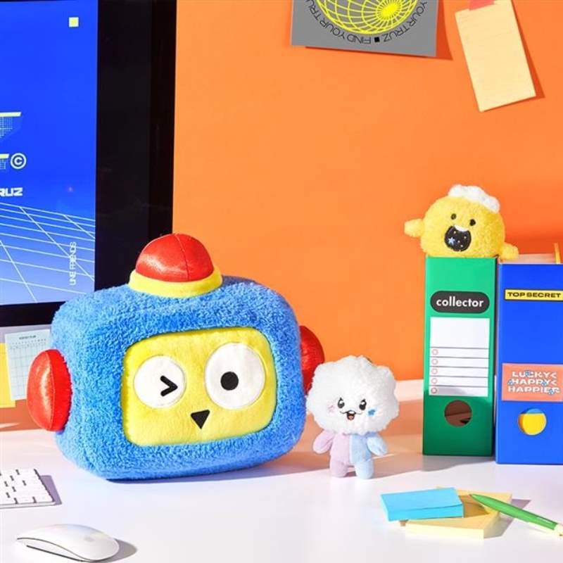 Line Friends - Truz Face Cushion - Line Friends - Cushion - Harumio