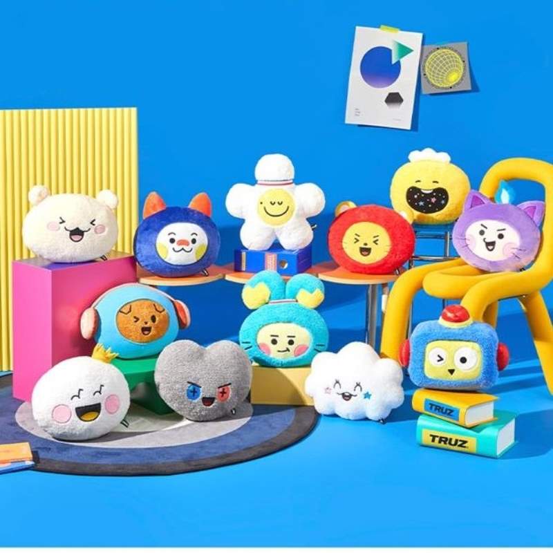 Line Friends - Truz Face Cushion