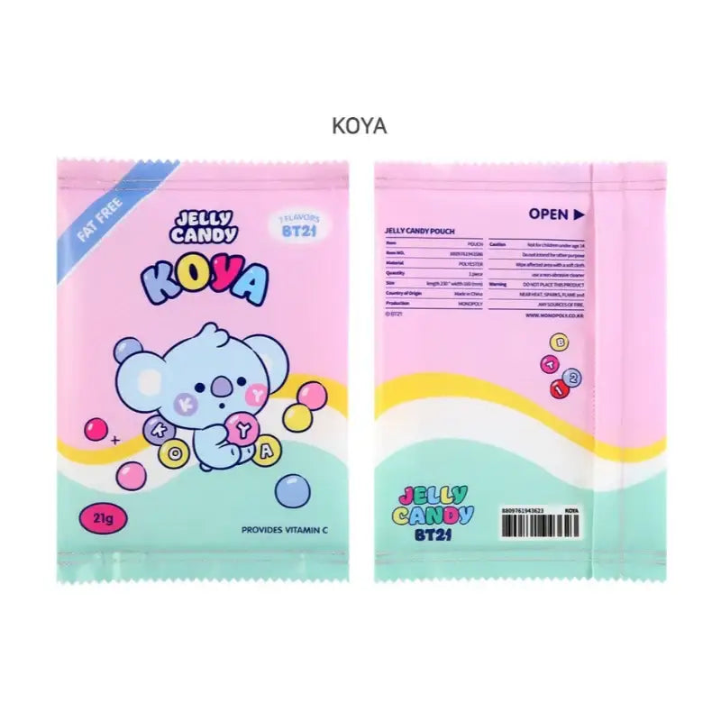 BT21 x Monopoly - Baby Jelly Candy Pouch - BT21 x Monopoly - Pouches - Harumio