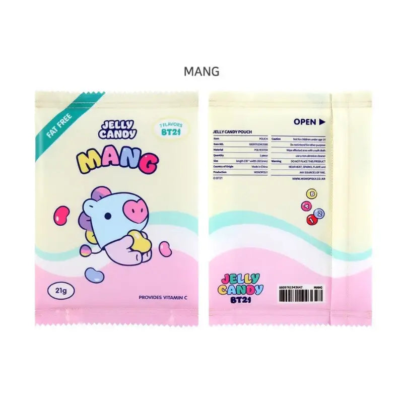BT21 x Monopoly - Baby Jelly Candy Pouch - BT21 x Monopoly - Pouches - Harumio