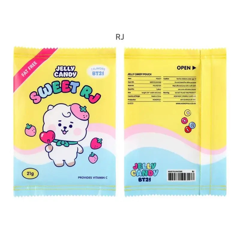 BT21 x Monopoly - Baby Jelly Candy Pouch - BT21 x Monopoly - Pouches - Harumio