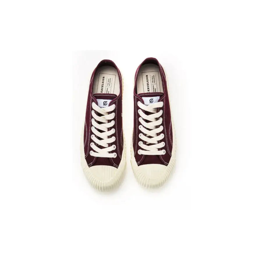 EXCELSIOR BOLT Low-Top 195 - Cherry Maroon - EXCELSIOR - Sneakers - Harumio