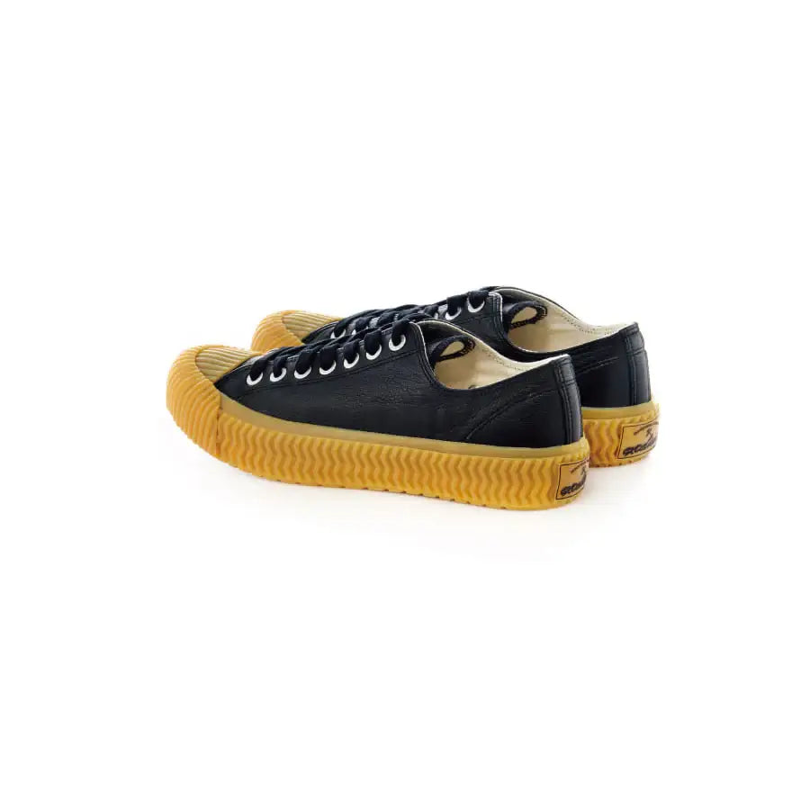 EXCELSIOR BOLT Low-Top Goat Leather - Black/Gum - EXCELSIOR - Sneakers - Harumio