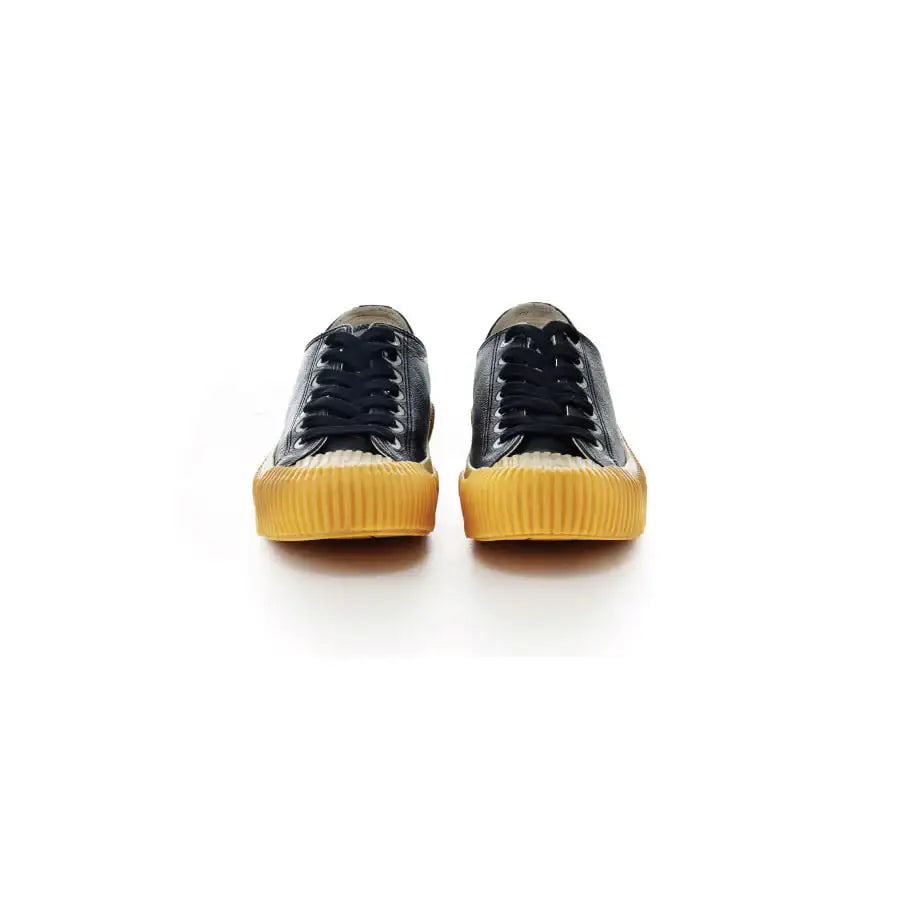 EXCELSIOR BOLT Low-Top Goat Leather - Black/Gum - EXCELSIOR - Sneakers - Harumio