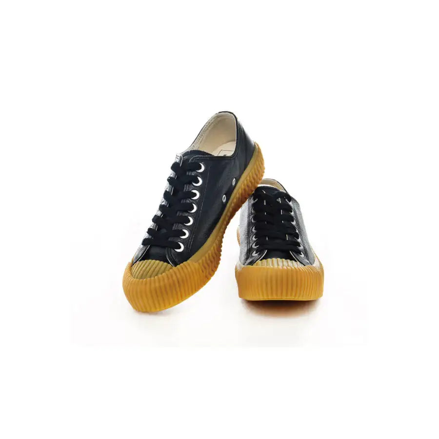 EXCELSIOR BOLT Low-Top Goat Leather - Black/Gum - EXCELSIOR - Sneakers - Harumio