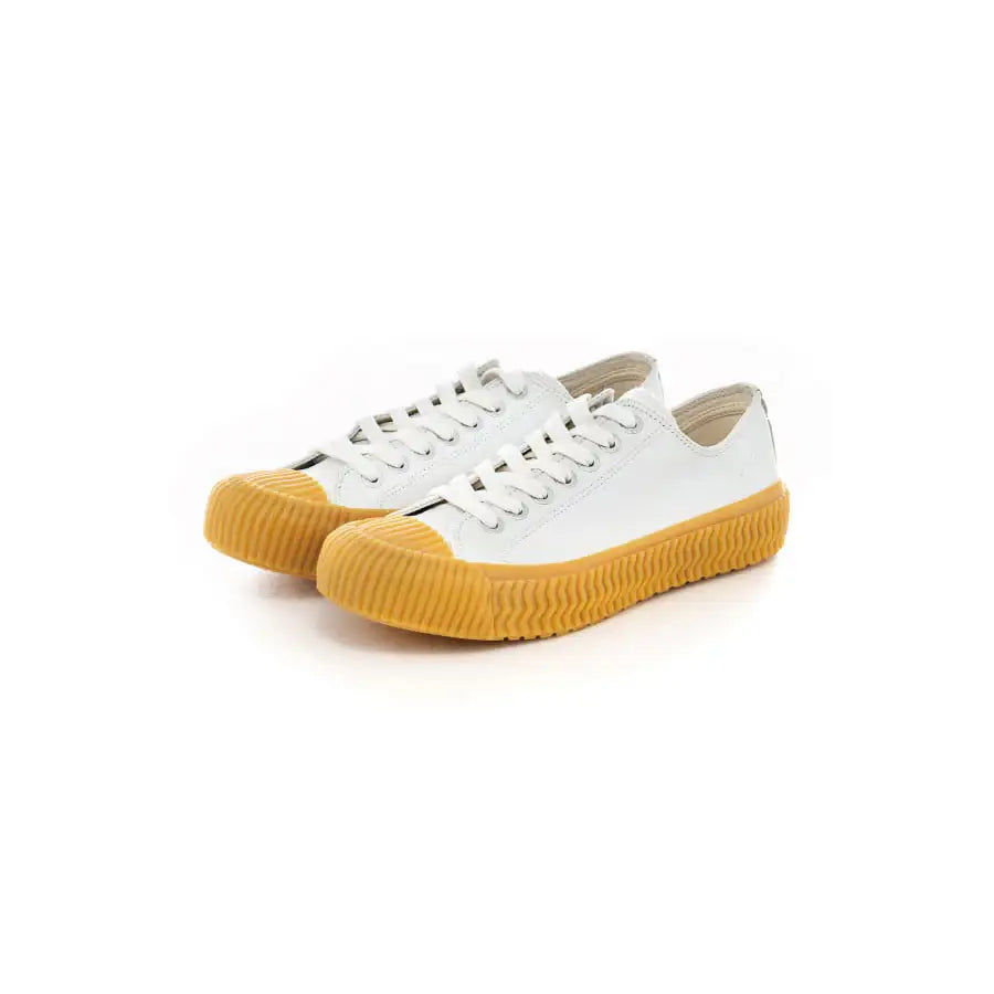 EXCELSIOR BOLT Low-Top Goat Leather - White/Gum - EXCELSIOR - Sneakers - Harumio