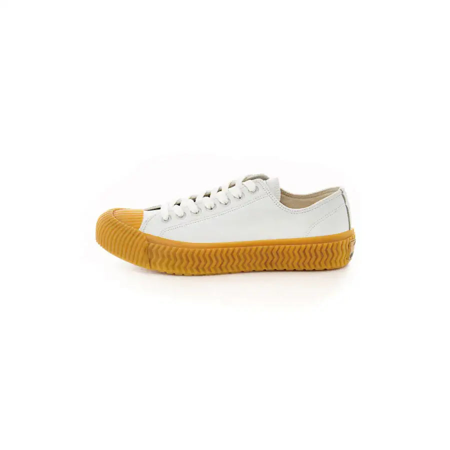 EXCELSIOR BOLT Low-Top Goat Leather - White/Gum - EXCELSIOR - Sneakers - Harumio