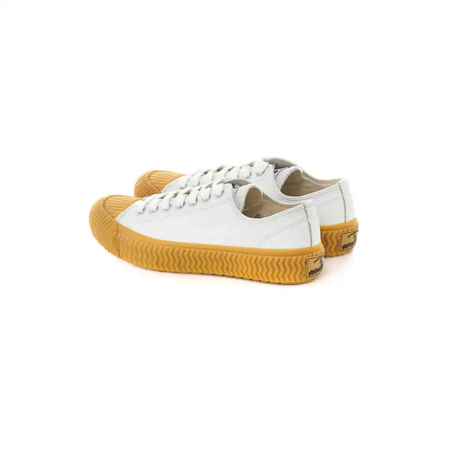 EXCELSIOR BOLT Low-Top Goat Leather - White/Gum - EXCELSIOR - Sneakers - Harumio