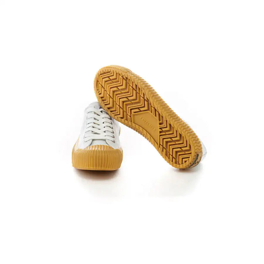 EXCELSIOR BOLT Low-Top Goat Leather - White/Gum - EXCELSIOR - Sneakers - Harumio